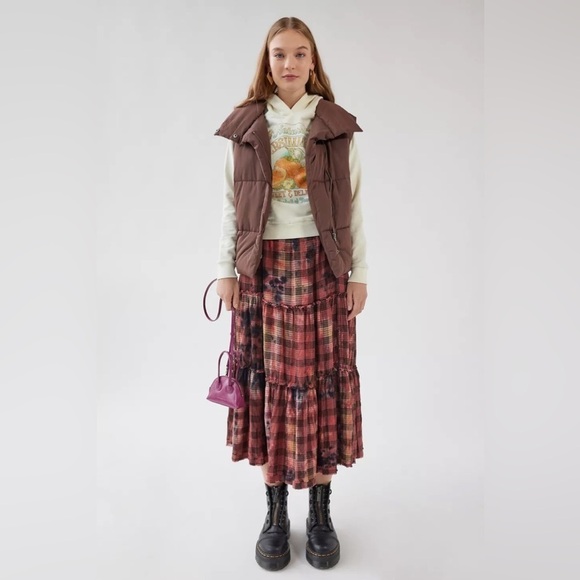 UO Future State Persimmon Shrunken Hoodie Sweatshirt, White, Medium, NWT - Picture 4 of 6